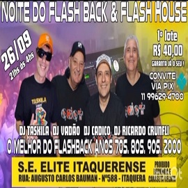 Noite do Flasch Back &amp; Flasch House